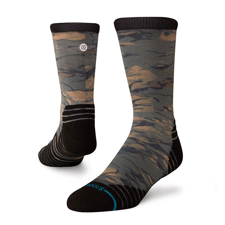 Chaussettes de position Rompin Mid Crew Brown