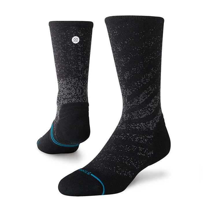 Stance Socken Run Light Crew Schwarz