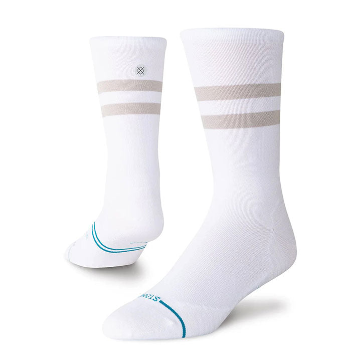 Français de chaussettes de position Ul Crew White