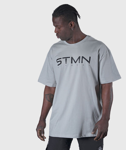 <tc>T-shirt</tc> Ciment ample "LOGO" unisexe