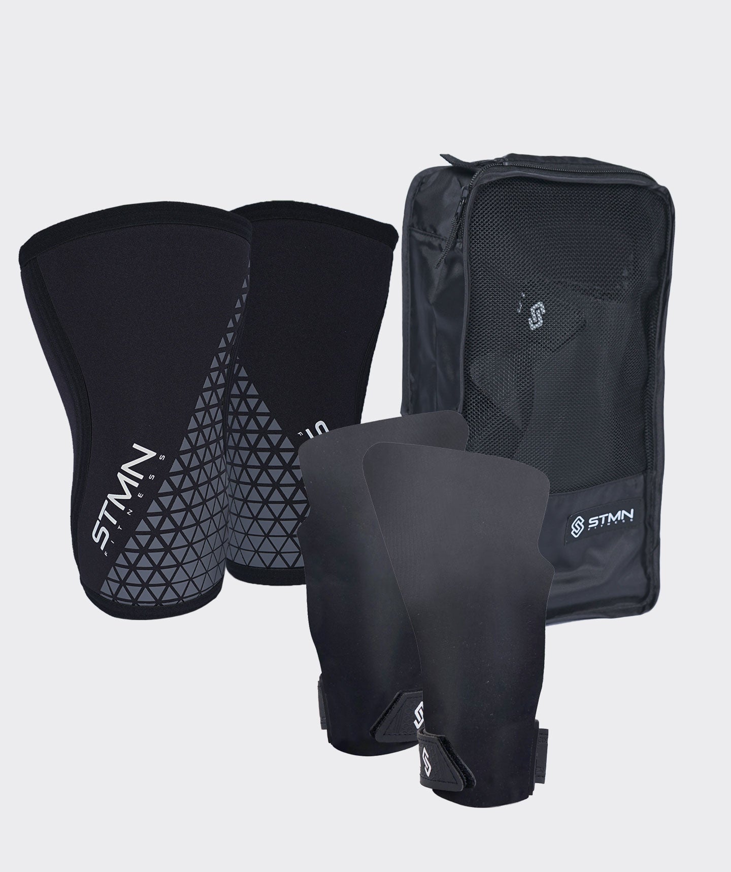 Pack- Knee pads 7mm+ <tc>Hybrid Free</tc>+Organizer S