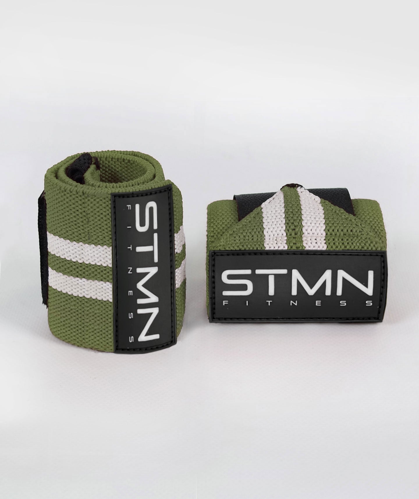 Polsiere Elasticizzate Verde Militare - Stamina Fitness